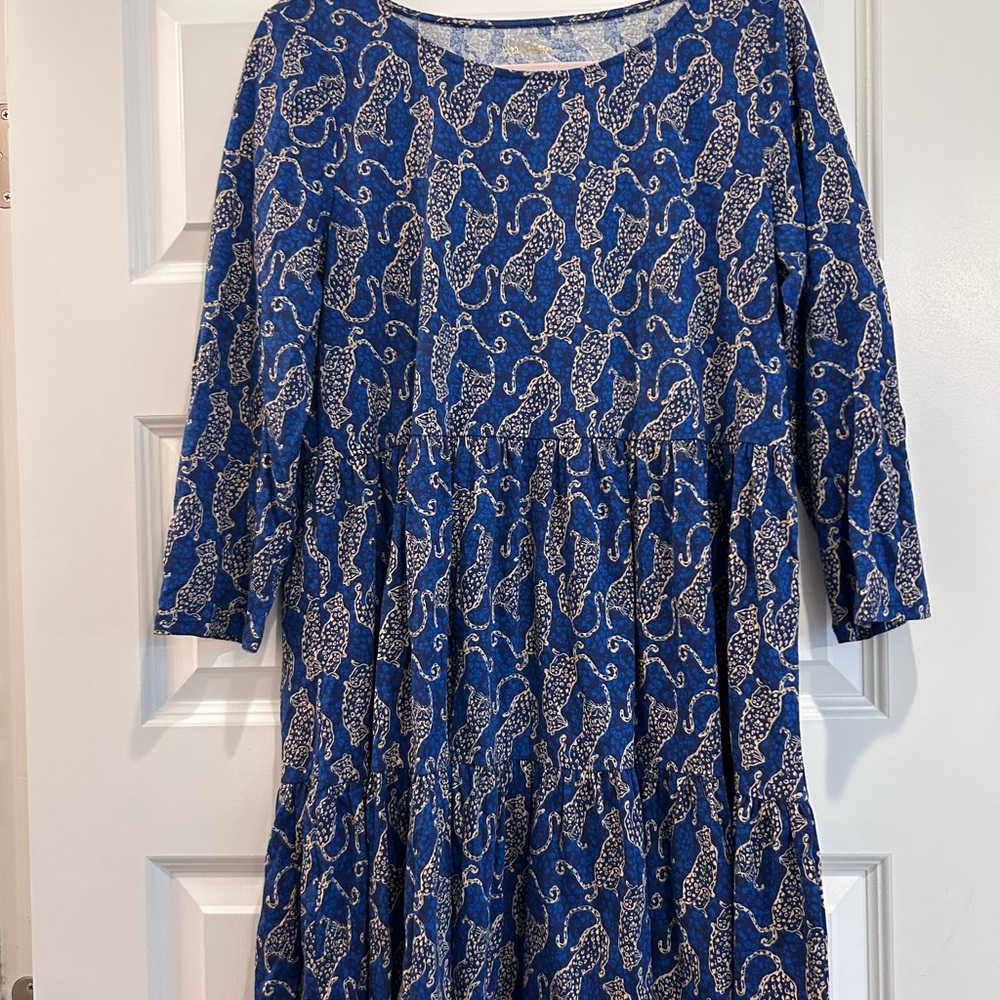 Lilly Pulitzer EUC/Large Tiger print Dress